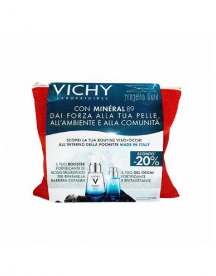 Vichy  Cofanetto Mineral 89 Booster Rimpolpante 30ml + Mineral 89 Gel Occhi 15ml 