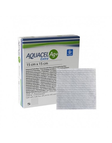 Aquacel Ag+ Extra 5 medicazioni avanzate 15x15 cm