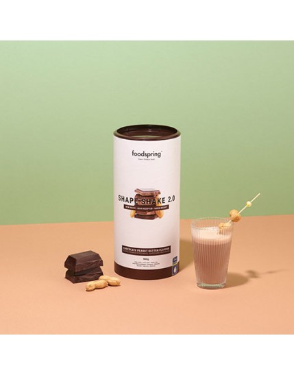 Foodspring Shape Shake 2.0 Cioccolato e Burro di Arachidi 900g