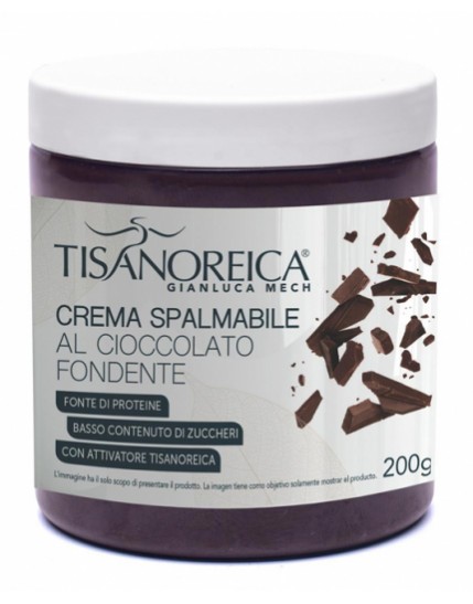 Tisanoreica Ciocomech Crema Spalmabile al Cioccolato Fondente 200 g