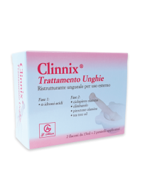 Clinnix Trattamento Unghie 2x15ml + 2 Applicatori