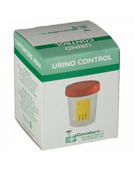 Contenitore urina urinocontrol monouso sterili con tappo a vite 150ml