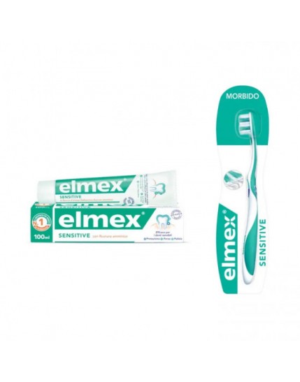 Elmex Sensitive Dentifricio 100ml + 1 Spazzolino