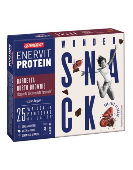 Enervit protein snack brownie 8 barrette