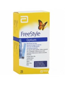 Freestyle Optium Plus Glicemia 25 strisce