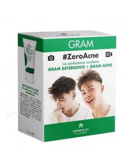 Gram ZeroAcne Crema 50ml + Gram Detergente Acne Crema 50ml