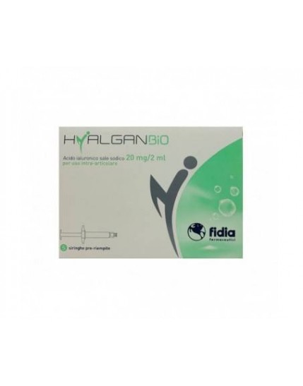 Hyalganbio Siringa Intra-articolare 2ml 5 pezzi