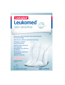 Leukomed Skin Sensitive Medicazione Adesiva Sterile 8 X 10cm 5 Pezzi