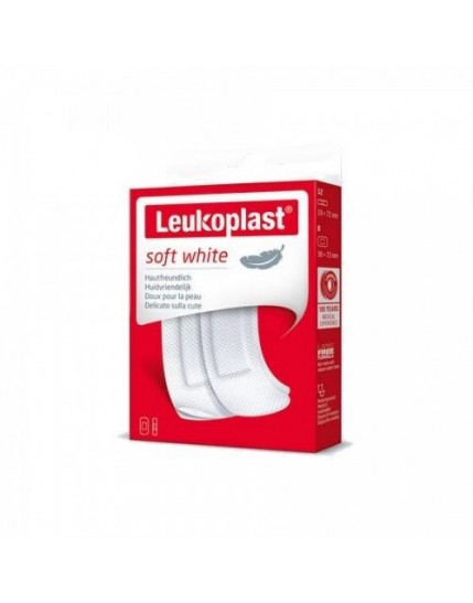 Leukoplast cerotti soft white 100x6cm 10 pezzi