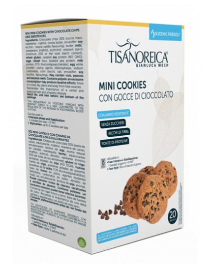 Gianluca Mech Mini Cookies Gocce di Cioccolato Glycemic Friendly 250g