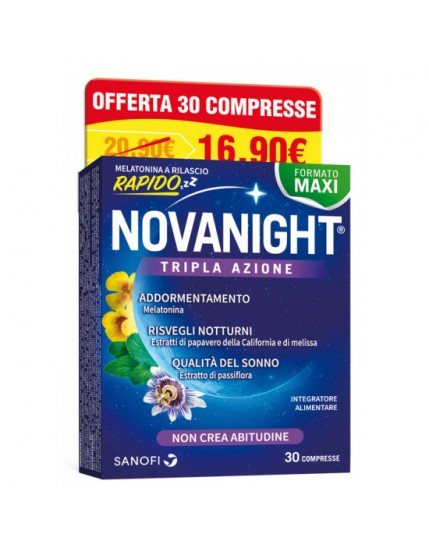Novanight 30 Compresse Rilascio Rapido