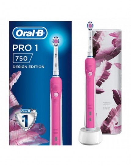 Oralb Pw Pro 1 750 Rosa Spazzolino Elettrico