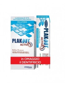 Emoform Colluttorio Plakout Active 0,12 200ml + Dentifricio omaggio