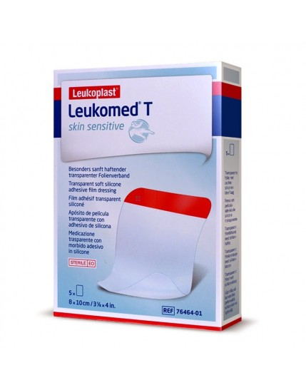 Leukomed T Skin Sensitive Medicazioni trasparenti 8 x 10 cm 5 pezzi