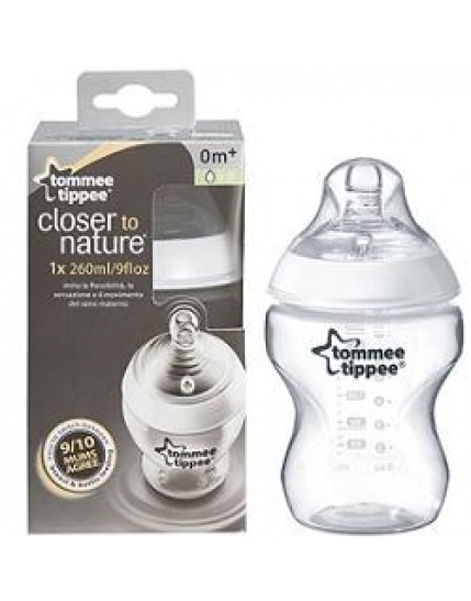 Tommee Tippee closer to nature Biberon 260ml 0m+ Flusso Lento