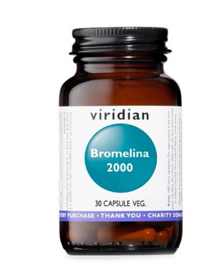 Viridian Bromelina 2000 30 Capsule