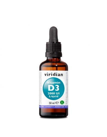 Viridian Vitamin D3 2000 Ui Liquid 50 ml