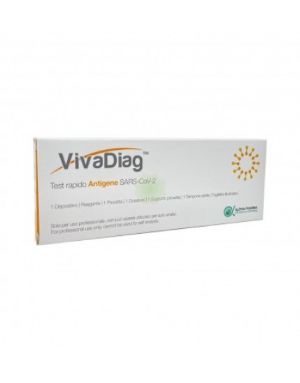 VivaDiag SARS-CoV-2 Test  Antigenico Rapido Tampone Naso Faringeo 1 Pezzo