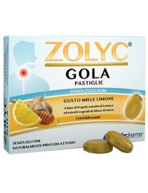 Zolyc Gola 36 Pastiglie Miele Limone Senza Zucchero