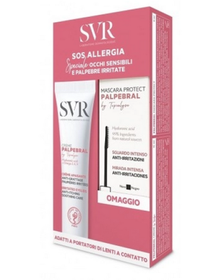 Laboratoires SVR Topialyse Palpebral Set Occhi Sensibili 1 Palpebral Creme 15ml + Palpebral Mascara Protect 1 Pezzo