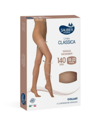 Sauber Linea Classica Collant 140 Denari Neutro Beige Taglia 4