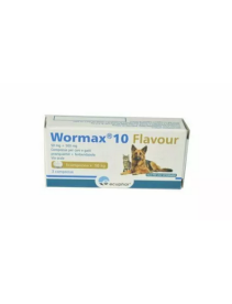 Wormax 10 Flavour 50 mg + 500 mg per Cani e Gatti 3 compresse