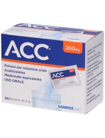 ACC 200 mg Polvere per Soluzione Orale 30 Bustine