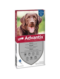 Advantix Spot On Antiparassitario Per Cani 25-40 Kg Confezione 6 Pipette
