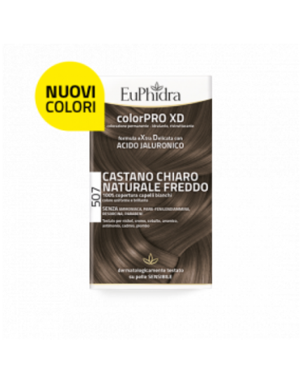 Euphidra ColorPro XD Kit Tinta Capelli 507 Castano Chiaro Naturale Freddo