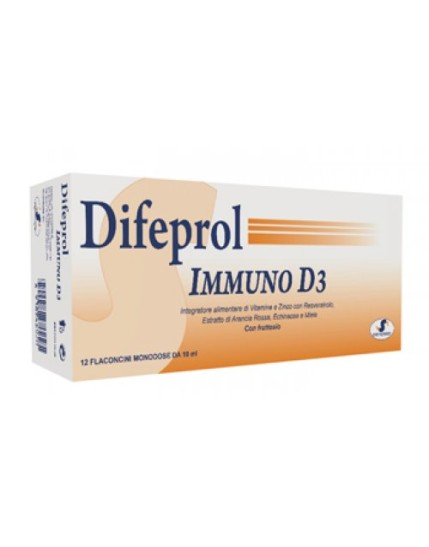 Difeprol immuno d3 15 flaconcini