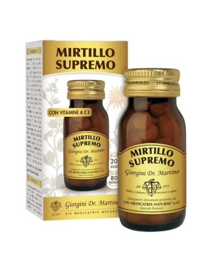 Dr. Giorgini Mirtillo Supremo 80 Pastiglie Dr. Giorgini Mirtillo Supremo 80 Pastiglie