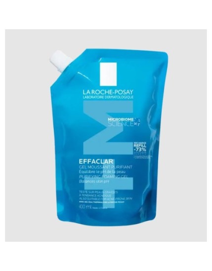 La Roche Posay Effaclar+M Gel Detergente Schiumogeno Purificante Refill 400ml