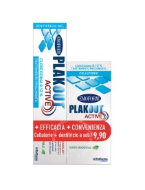 Emoform Plak Out Active Clorexidina 0,12% Collutorio 200ml + Dentifricio 75ml