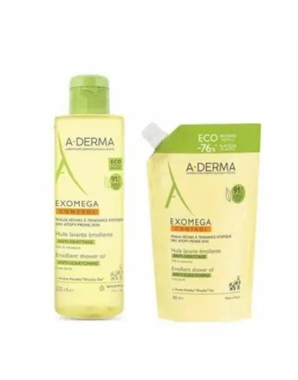 Aderma Exomega Duo Igiene Pack 500ml+ 500 ml ricarica