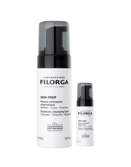 Filorga skin prep mousse detergente viso 150ml + mini mousse 30ml Filorga skin prep mousse detergente viso 150ml + mini mousse 30ml