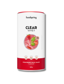 Foodspring Clear Whey Strawberry Basil Smash Limited Edition 480g