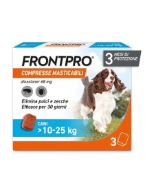 Frontpro Cani 10-25kg 3 Compresse 68mg