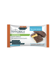 Tisanoreica High Pro Merenda Gusto Vaniglia Ricoperta Di Cioccolato Glycemic Friendly 43g