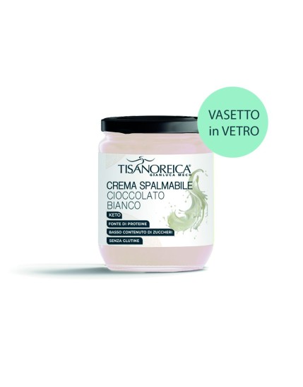 Gianluca Mech Tisanoreica Crema Spalmabile Al Cioccolato Bianco 200g