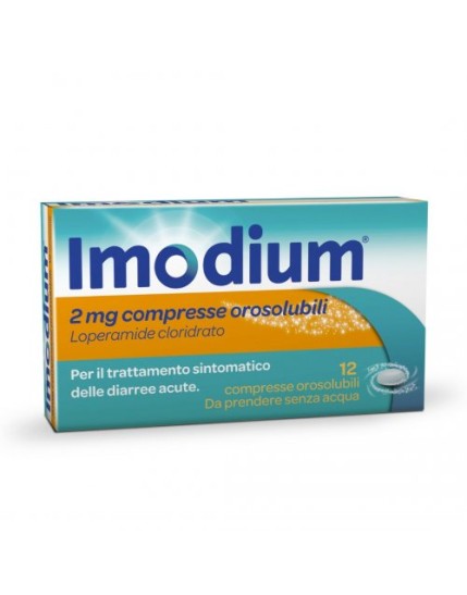 Imodium 12 Compresse Orosolubili 2 mg
