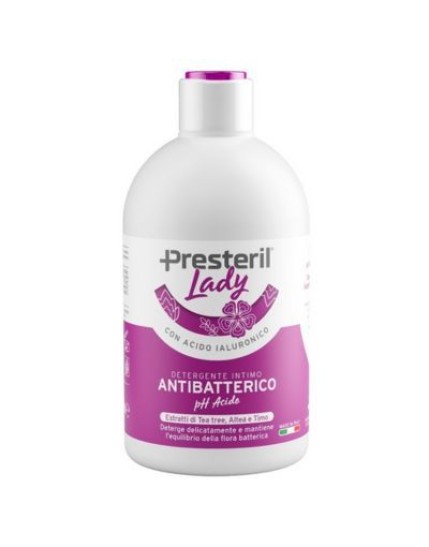 Lady Presteril detergente intimo antibatterico pH acido 250ml