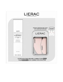 Lierac Diopti cofanetto correzione rughe con crema contorno occhi 15ml + 2 patch contorno occhi in silicone