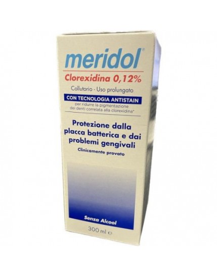Meridol Collutorio Clorexidina 0,12% Protezione Della Placca 300ml
