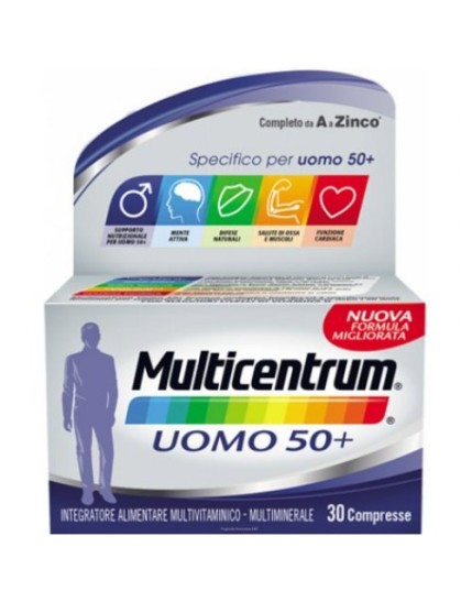 Multicentrum Uomo 50+ 30 Compresse