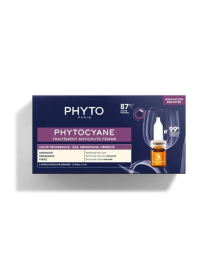 Phytocyane Kit Donna Trattamento Anti-Caduta Progressiva 12 Fiale + Shampoo 100ml