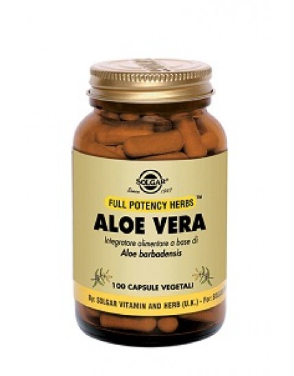 Solgar Aloe Vera 100 Capsule Vegetali