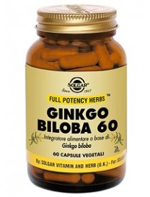 Solgar Ginkgo Biloba 60 Capsule Vegetali