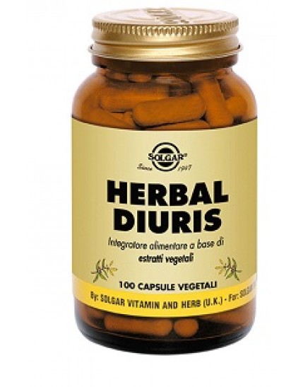 Solgar Herbal Diuris 100 Capsule Vegetali