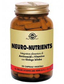 Solgar Neuro-nutrients 30 Capsule Vegetali