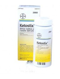 Ketostix Chetonuria 50 Strisce Reattive